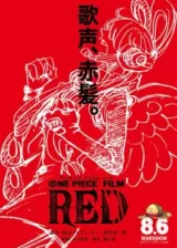 Аниме Ван-Пис: Красный постер